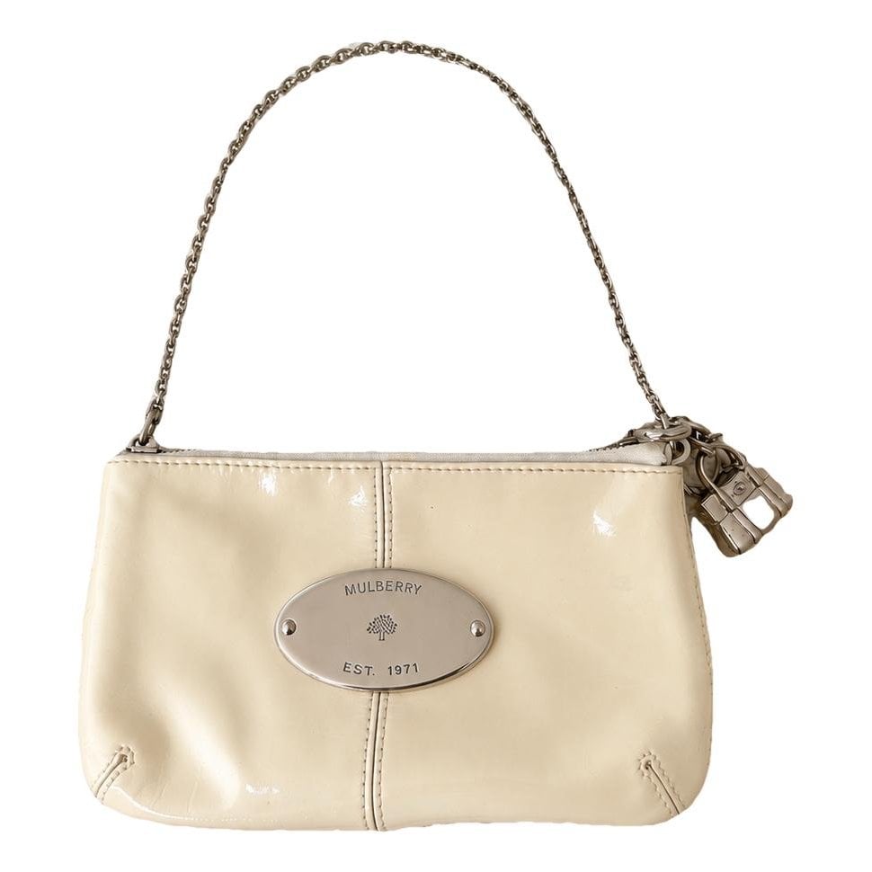 Patent leather handbag