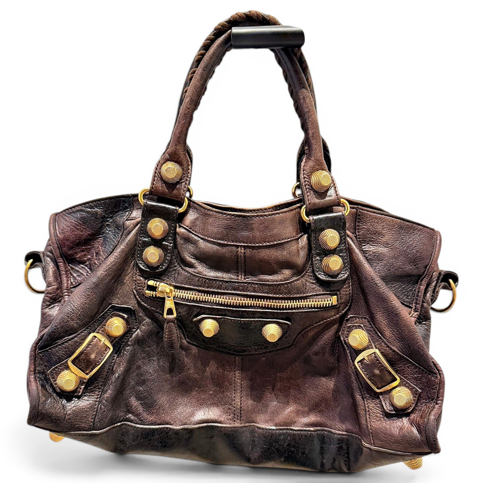 City leather crossbody bag