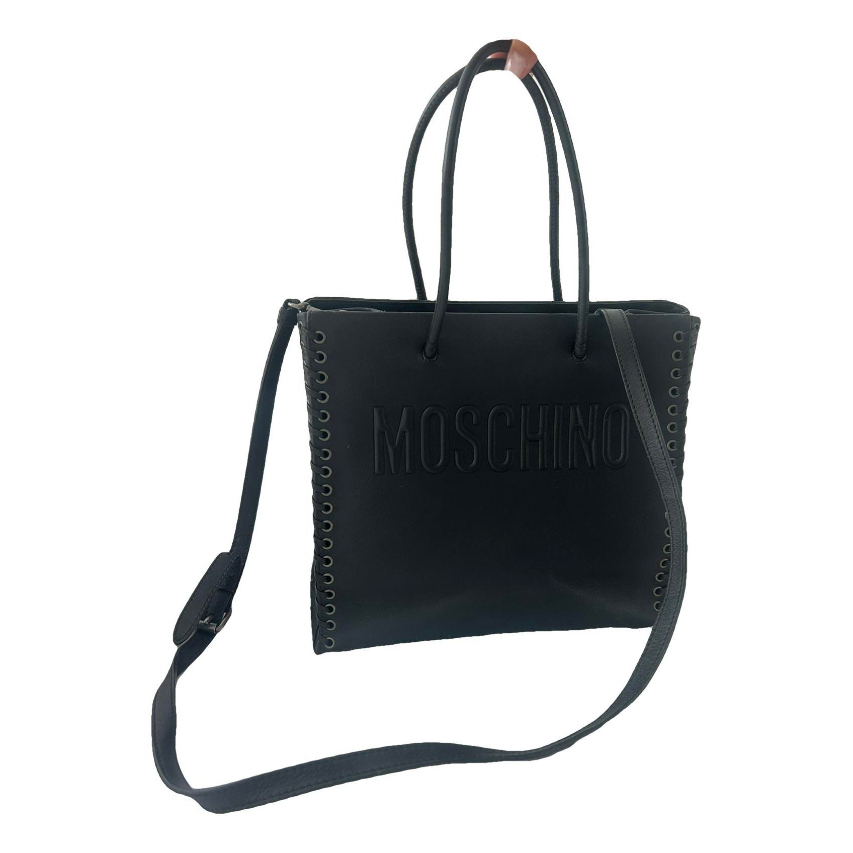 Leather tote
