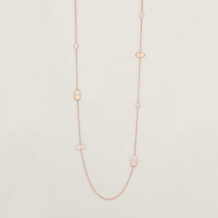 Sans Coloris Chaine d'Ancre Contour Long Necklace