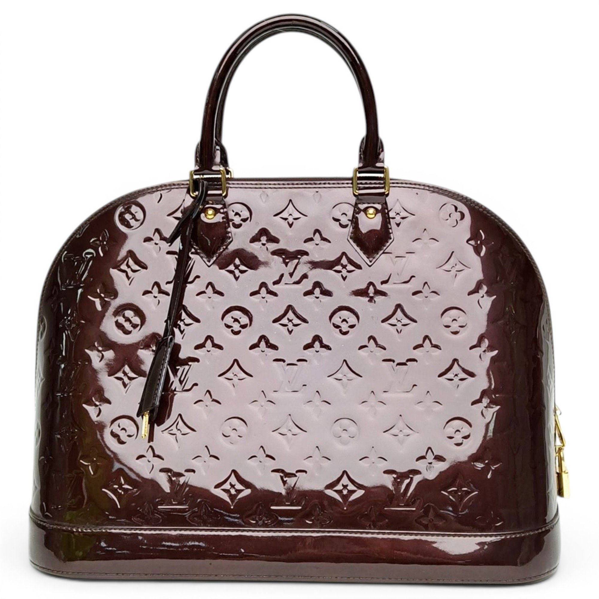 Alma patent leather handbag