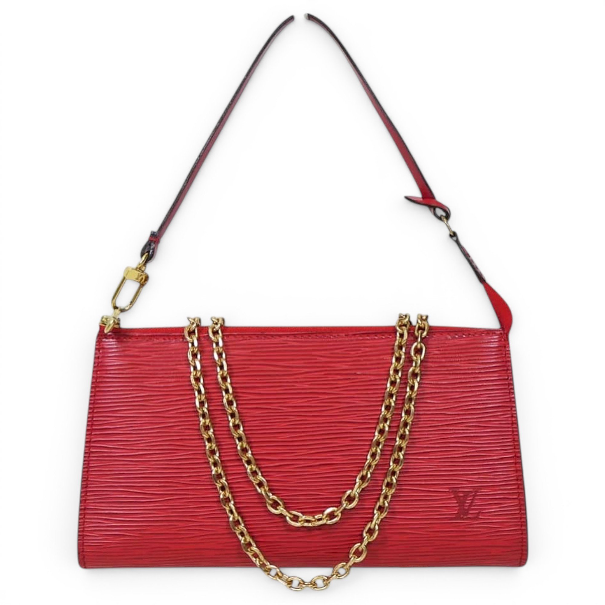 Pochette Accessoire leather handbag