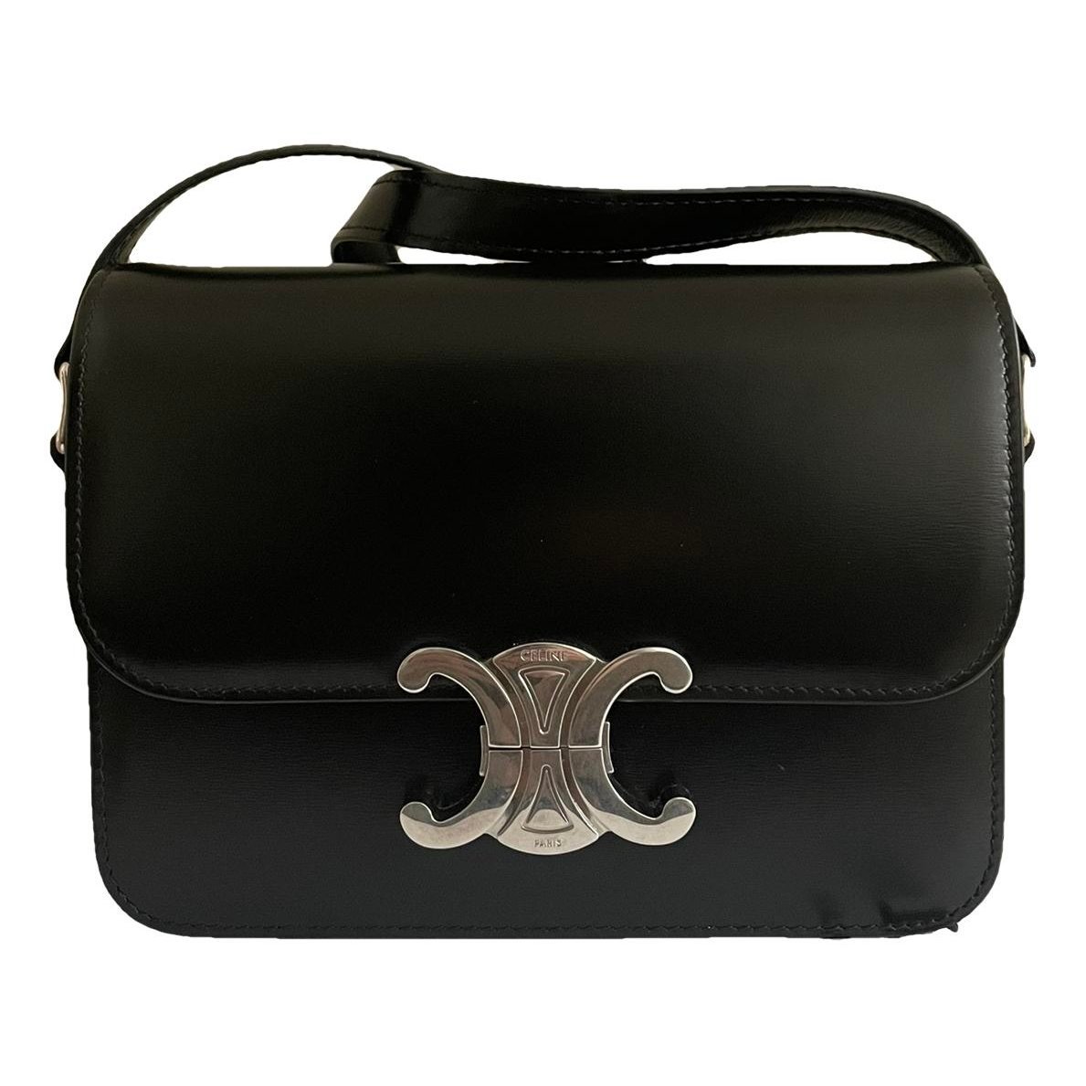 Triomphe leather handbag