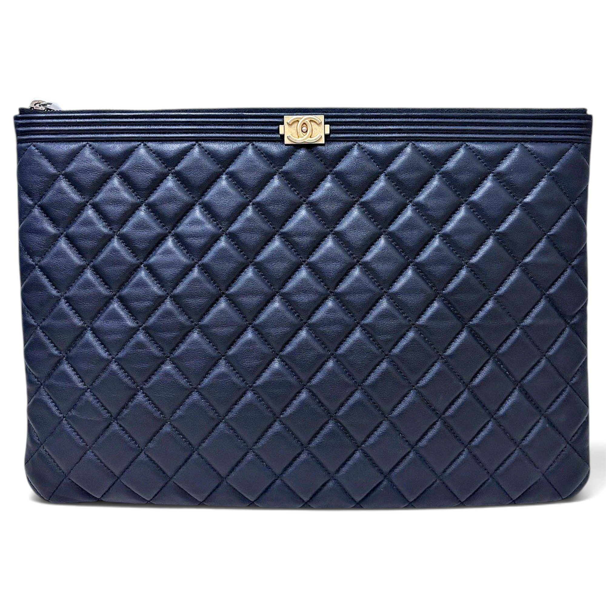 Timeless/Classique leather clutch bag