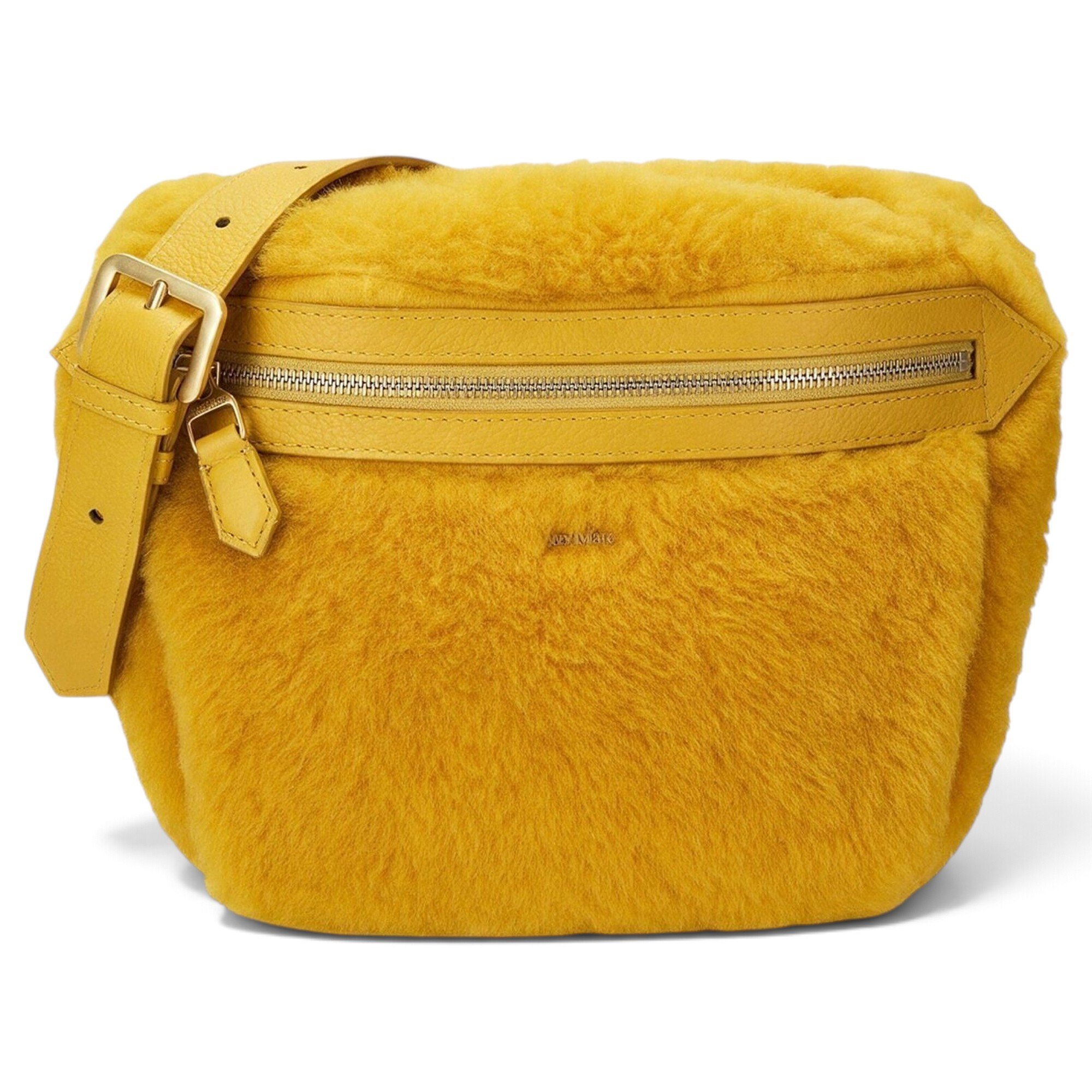 Max Mara Atelier leather clutch bag