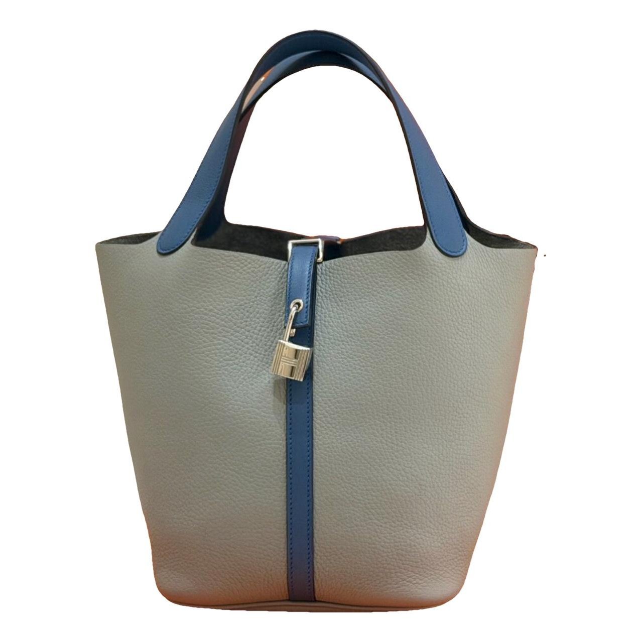 Picotin leather tote