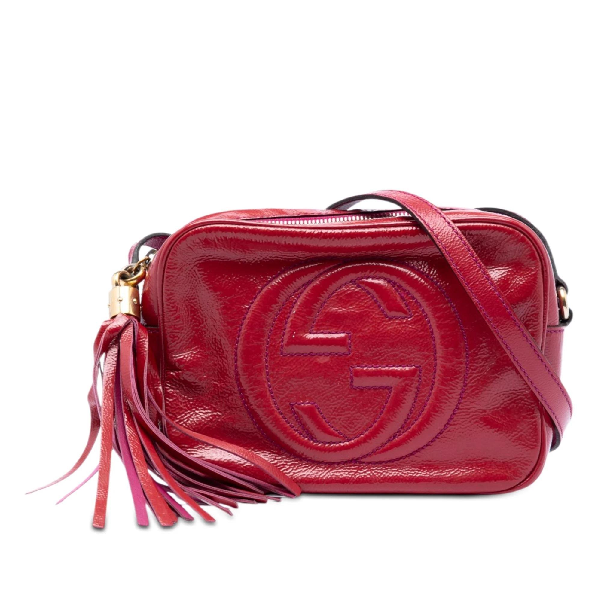 Soho patent leather handbag