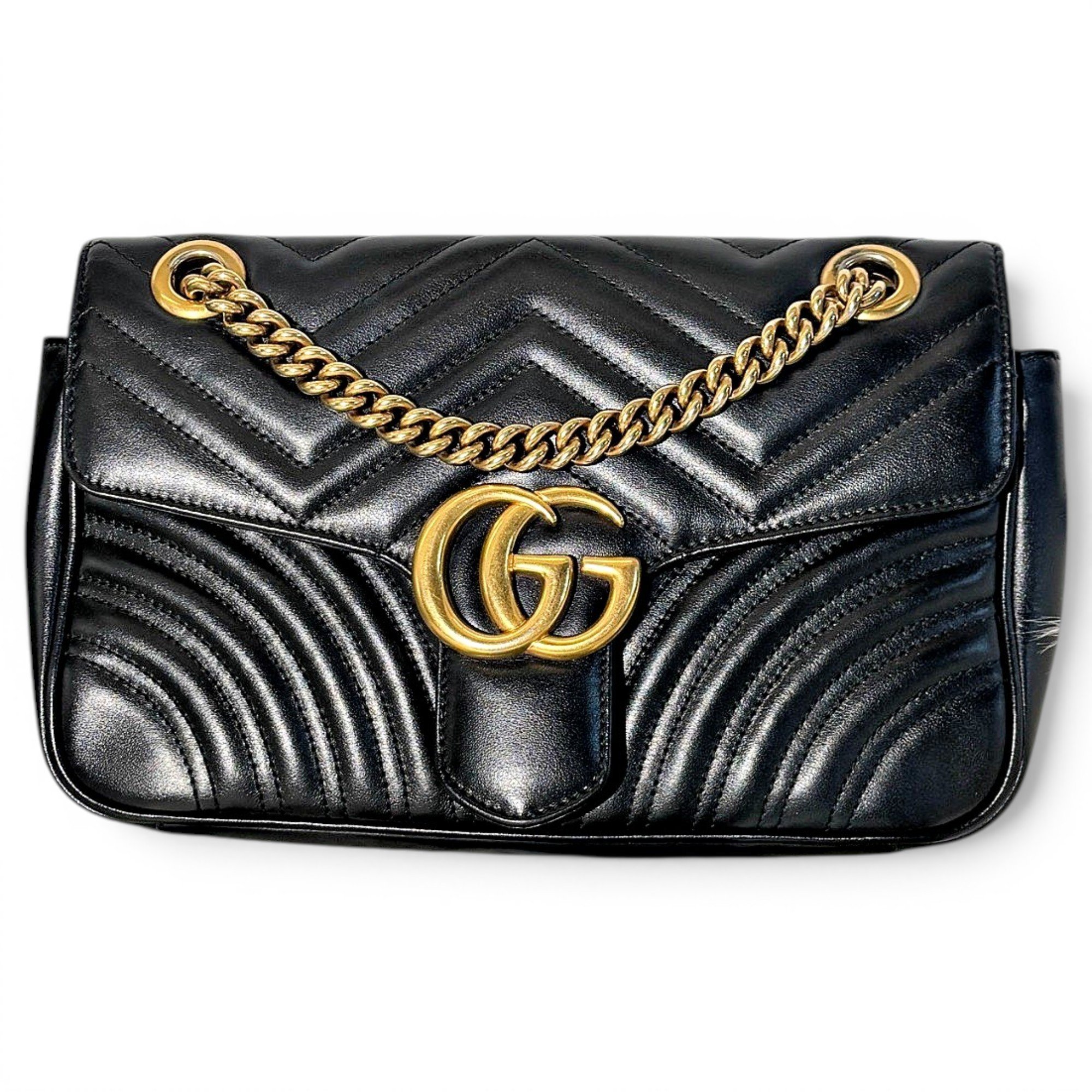 GG Marmont Flap leather handbag