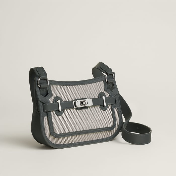 Jypsiere Mini Toile & Cuir Bag