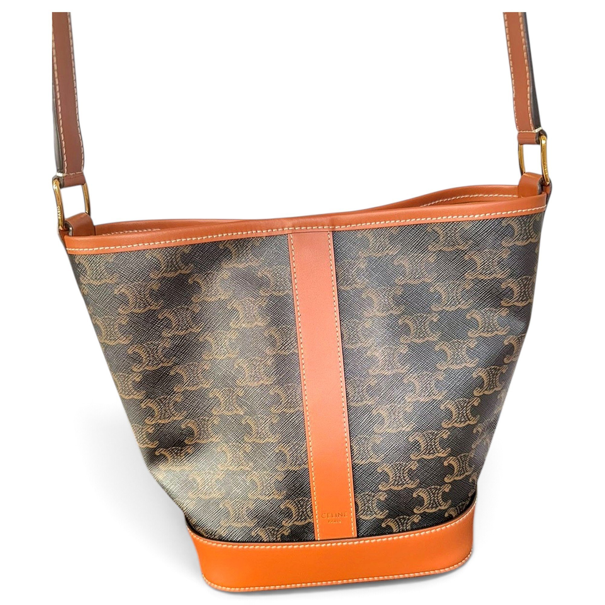SAC SEAU leather handbag