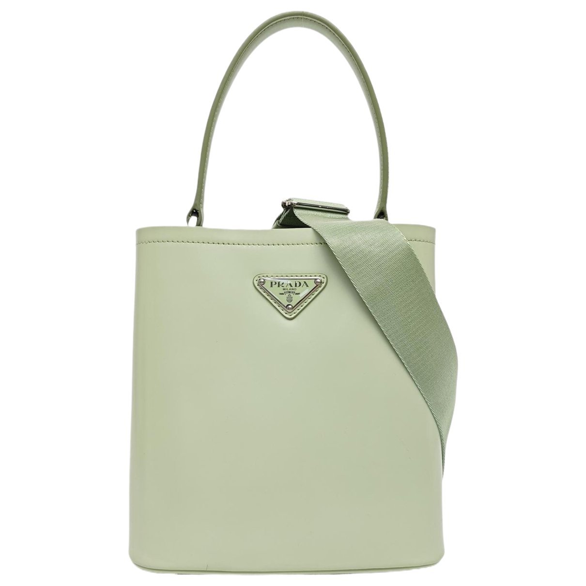 Panier leather handbag