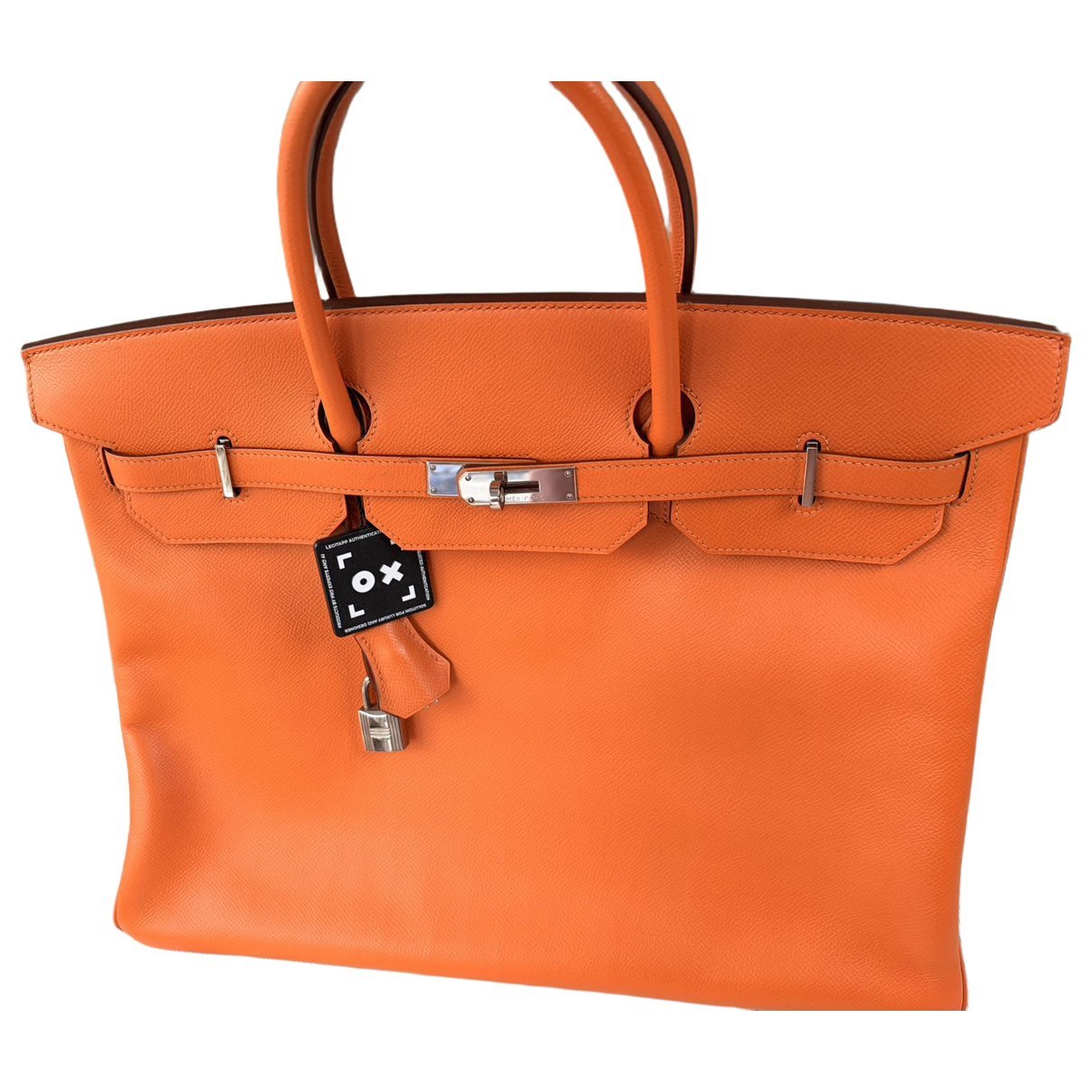 Birkin 40 leather handbag