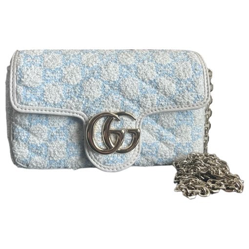 GG Marmont tweed handbag