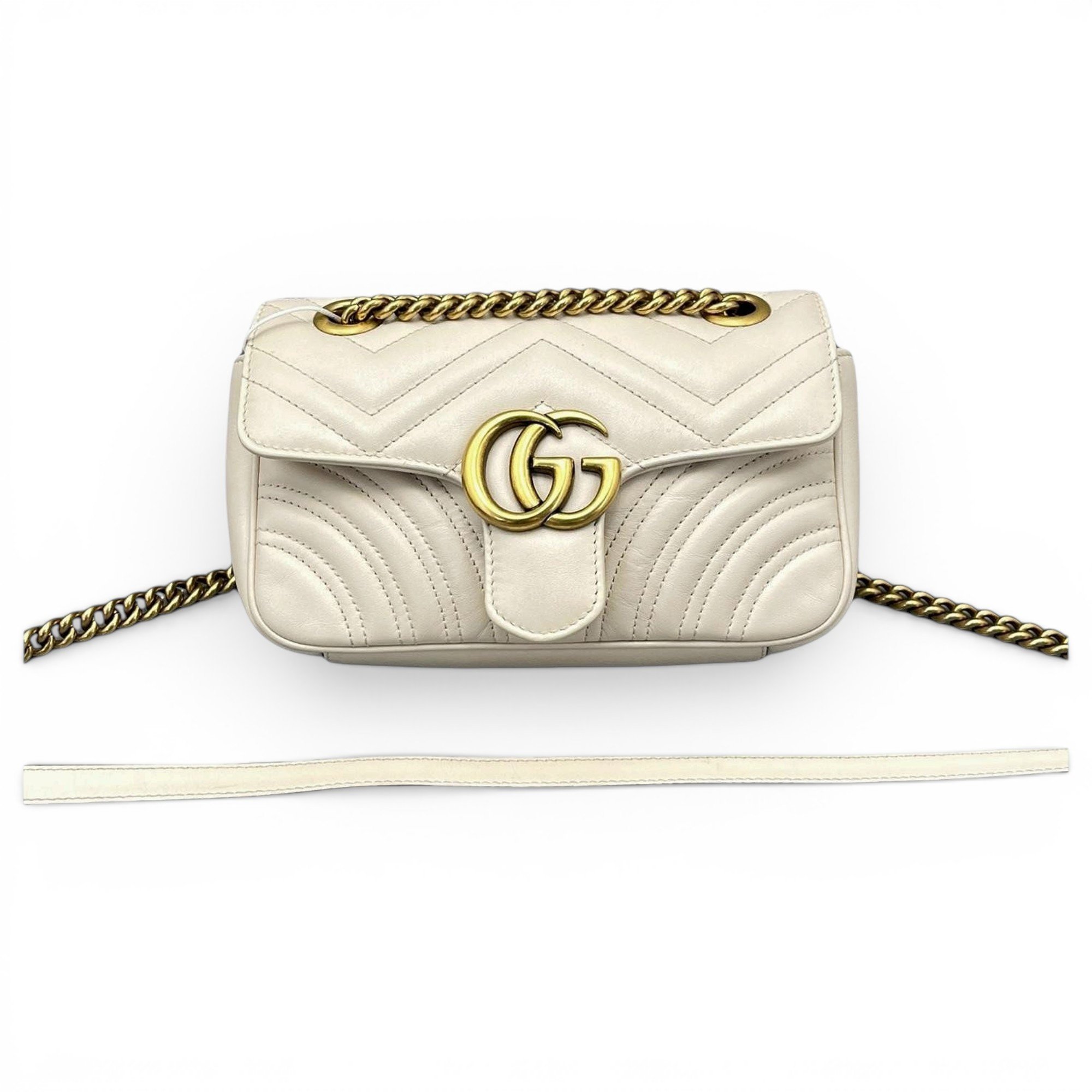 GG Marmont Flap leather handbag