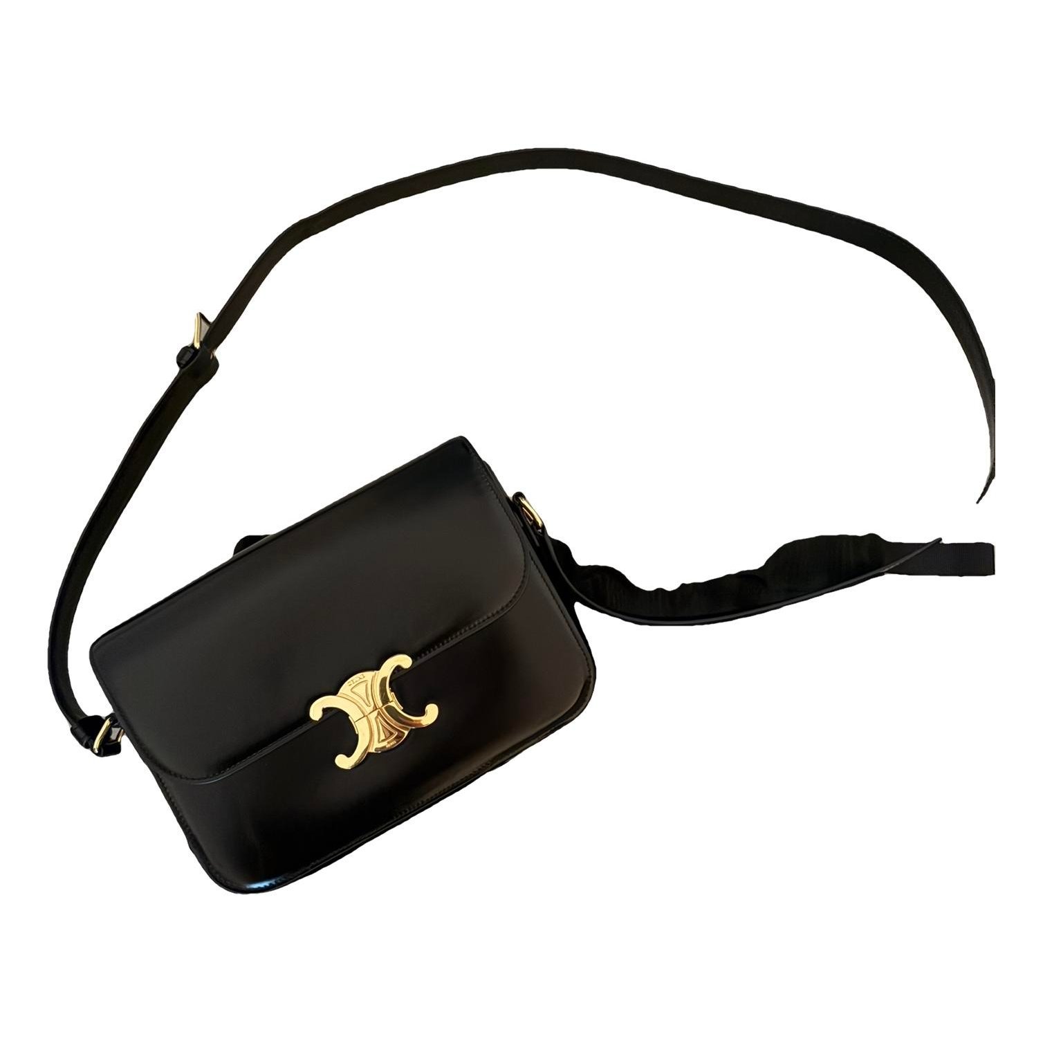 Triomphe leather handbag