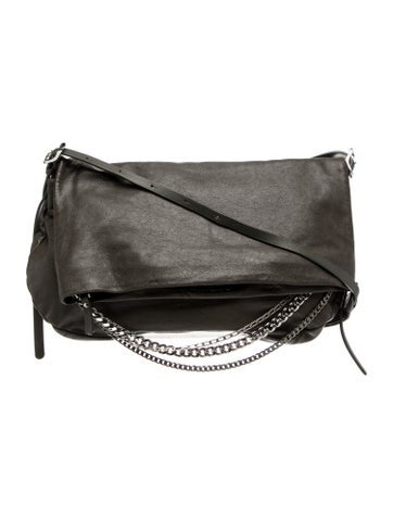Jimmy Choo Leather Messenger Bag