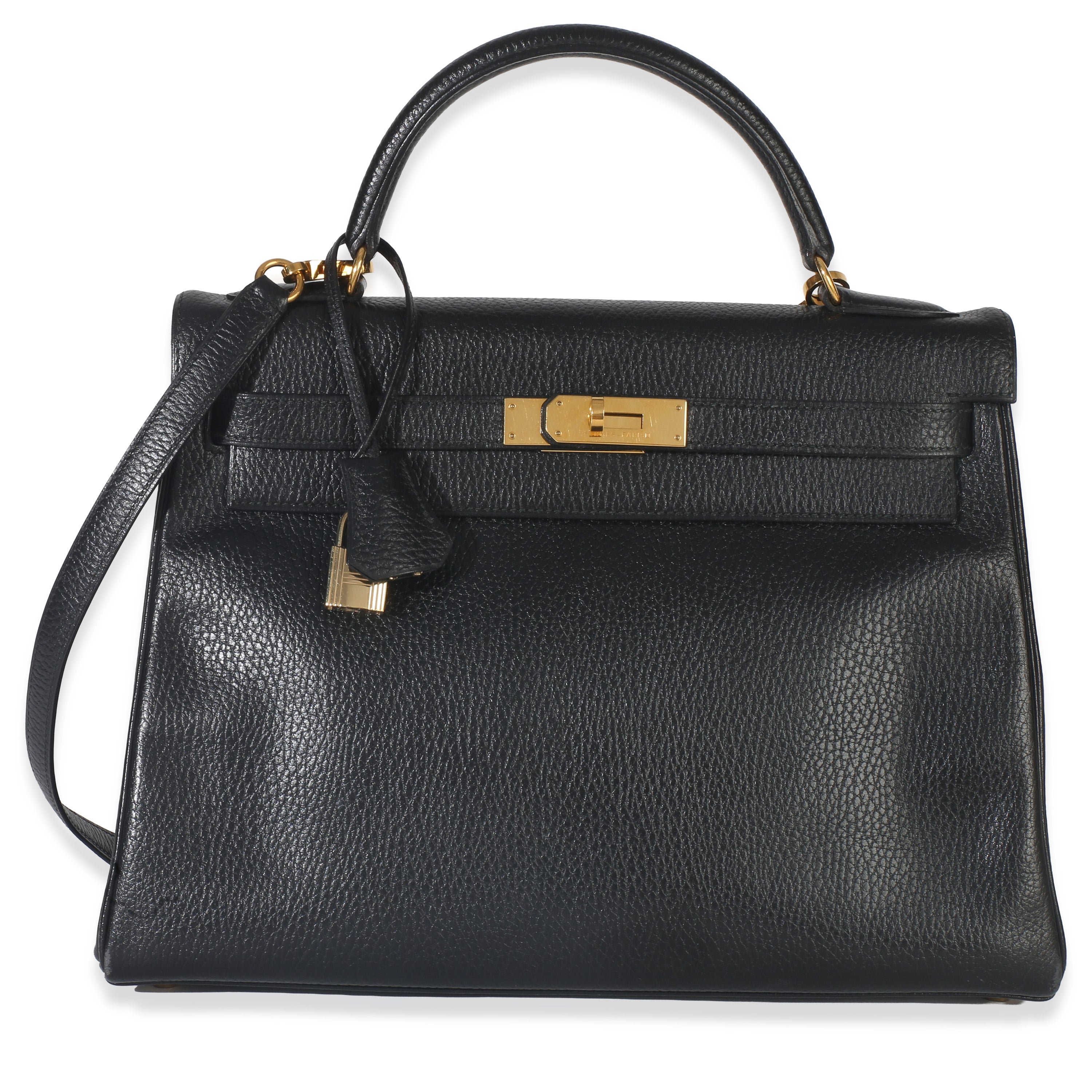 Vintage Black Ardennes Kelly 32 GHW