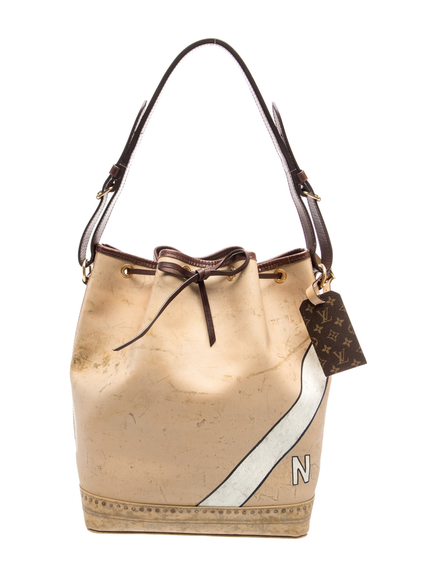 Noé Bucket Bag in Time Trunk