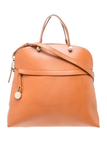 Leather Top Handle Bag
