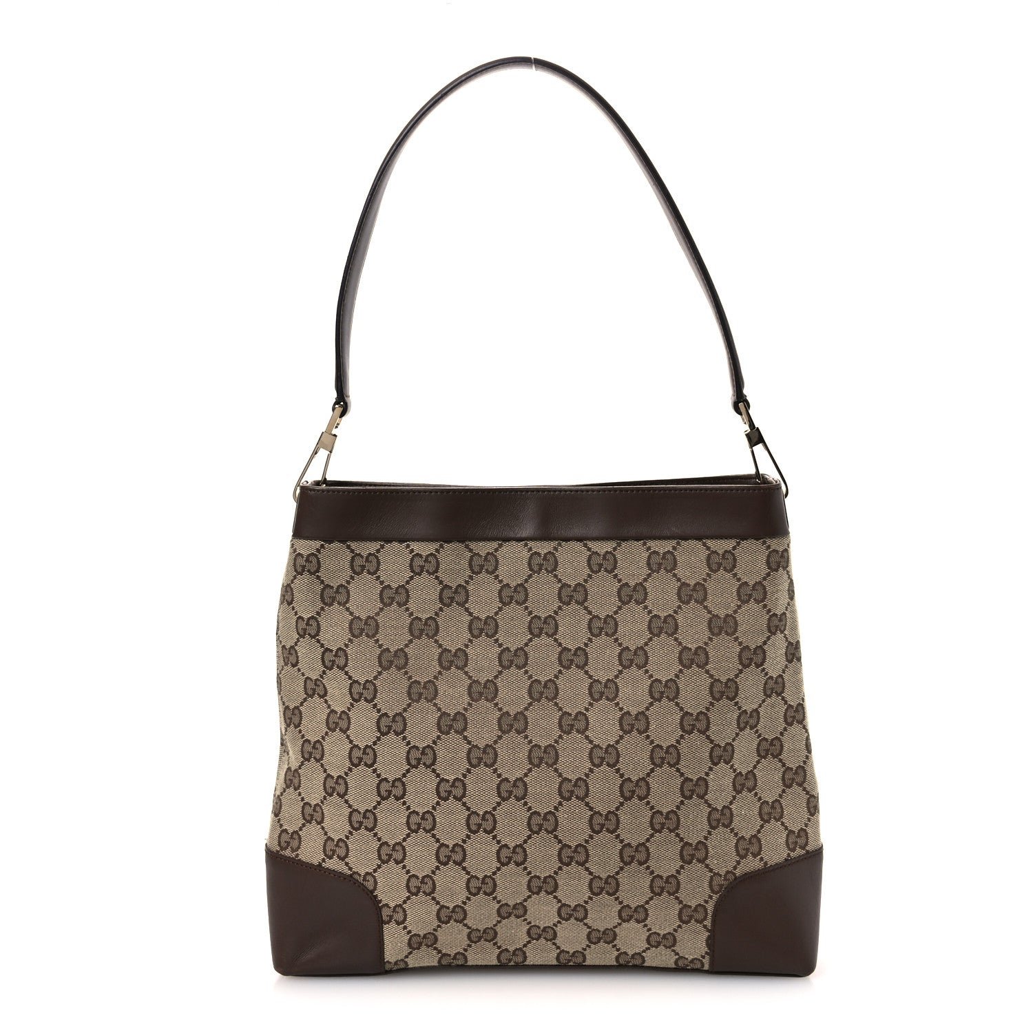 Gucci Monogram Hobo Dark Brown