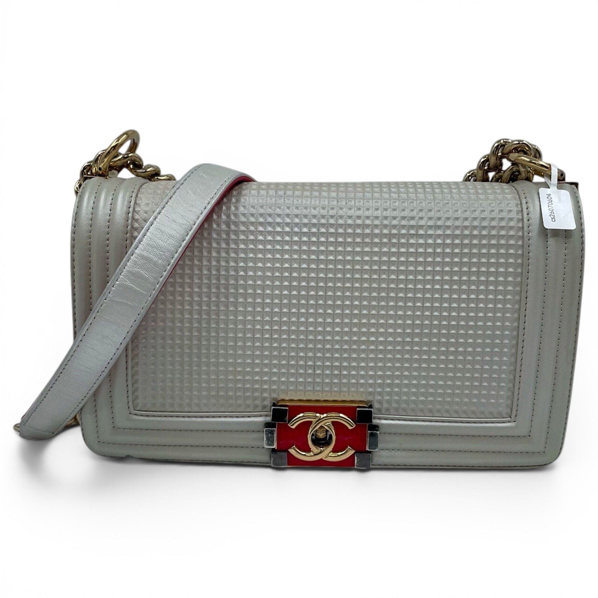 Boy leather crossbody bag