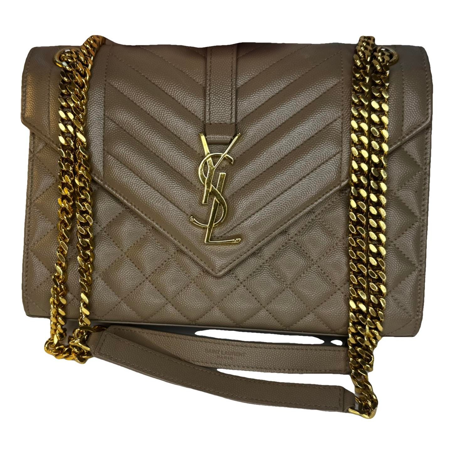 Envelope leather crossbody bag