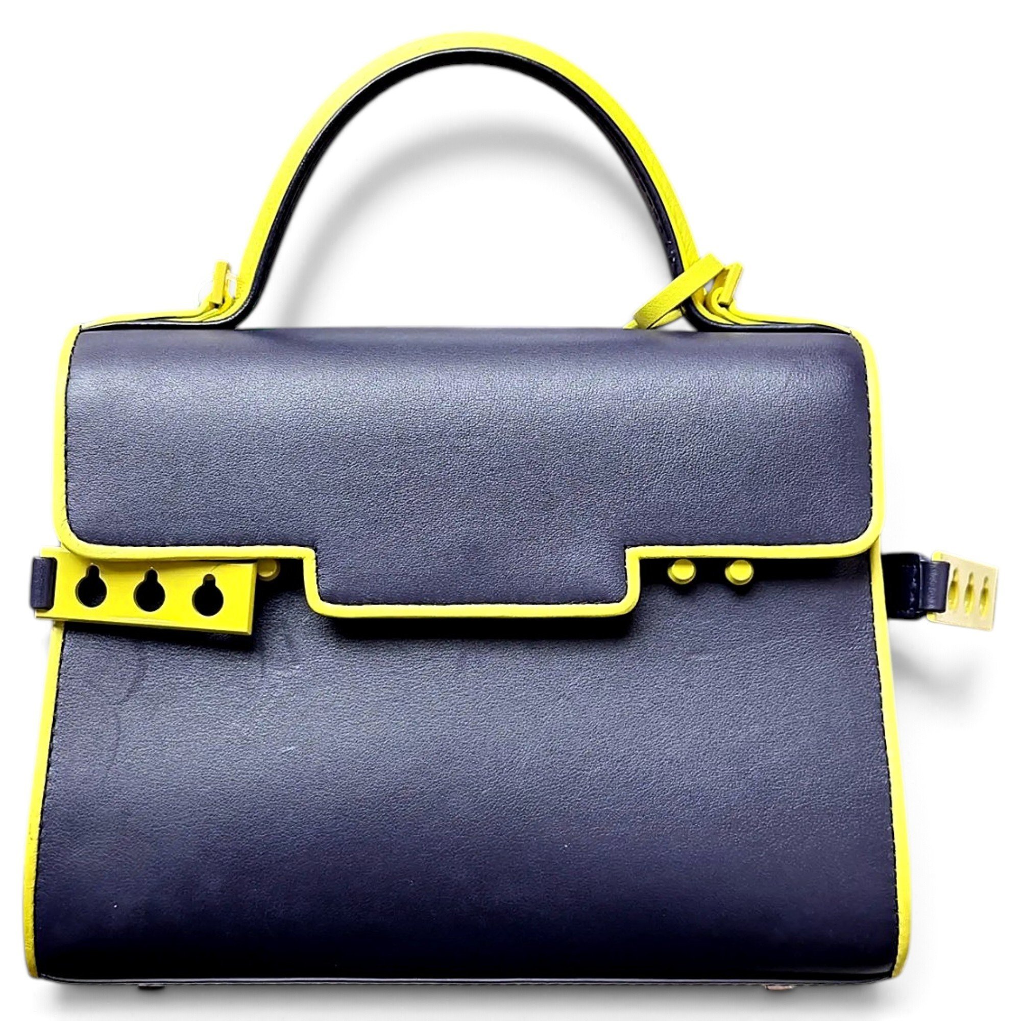 Tempête leather crossbody bag