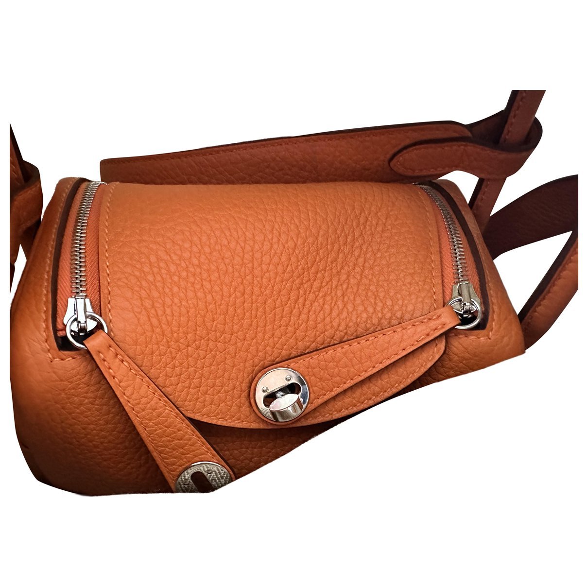 Lindy leather handbag