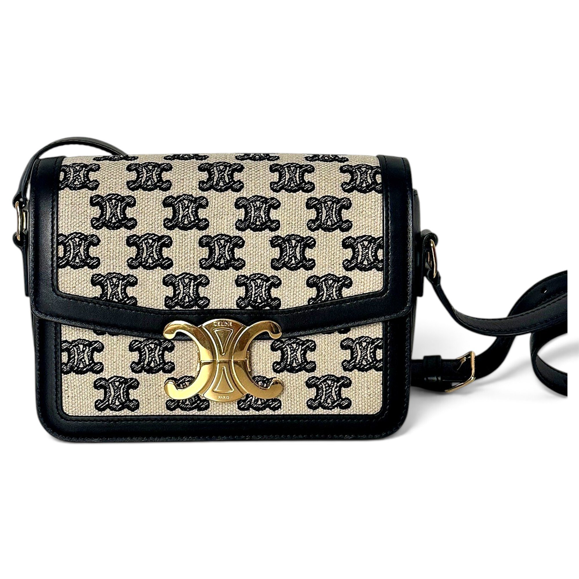 Triomphe cloth handbag