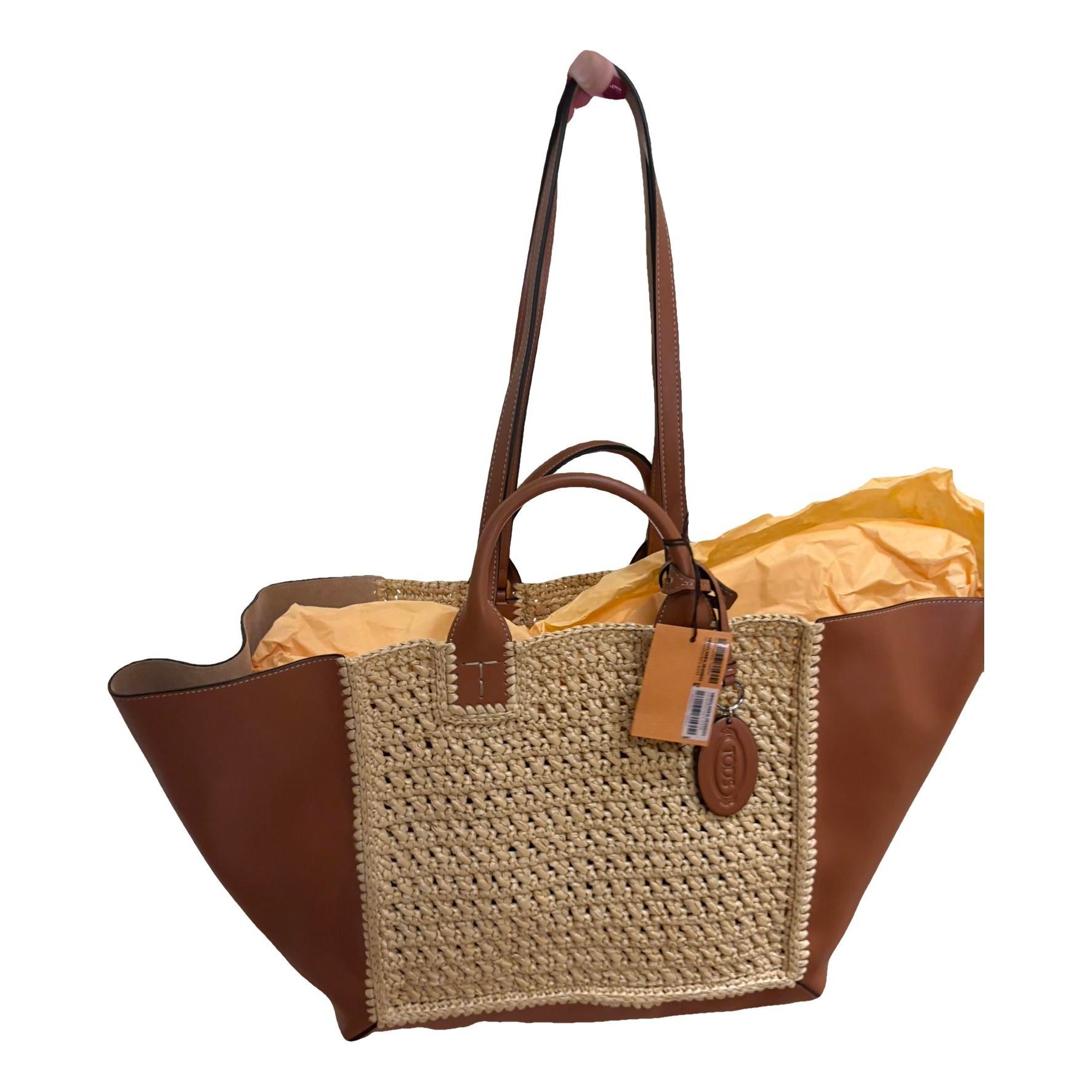 Tod's Shopping Media leather tote