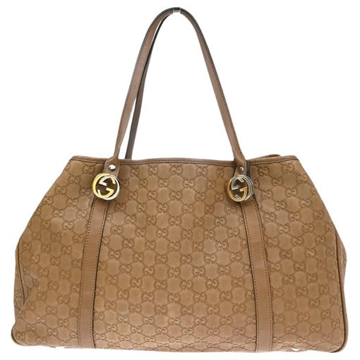 Leather tote