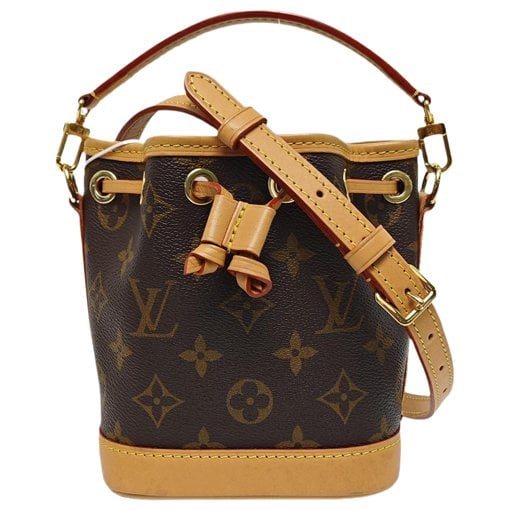 Nano Noé leather handbag