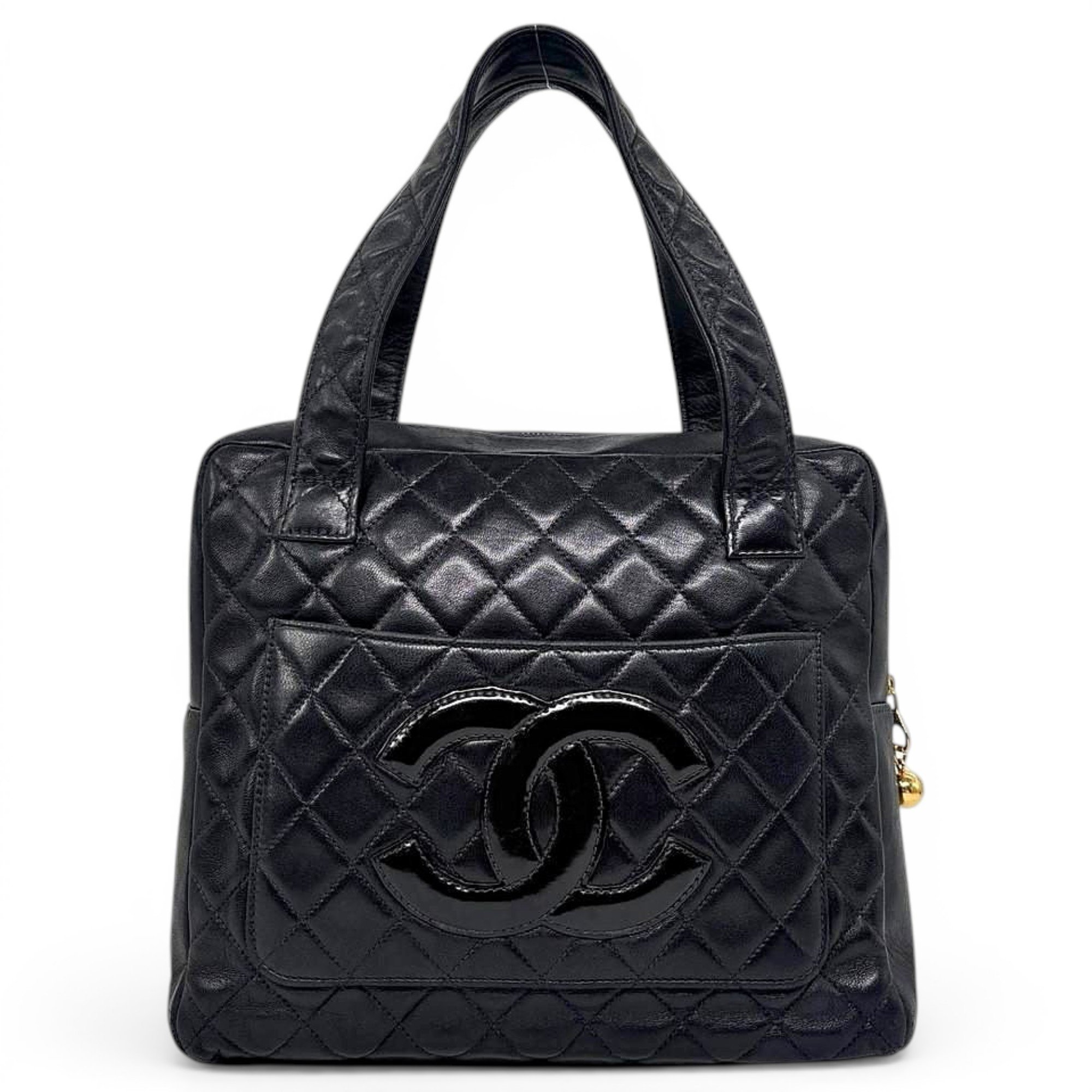 Leather tote