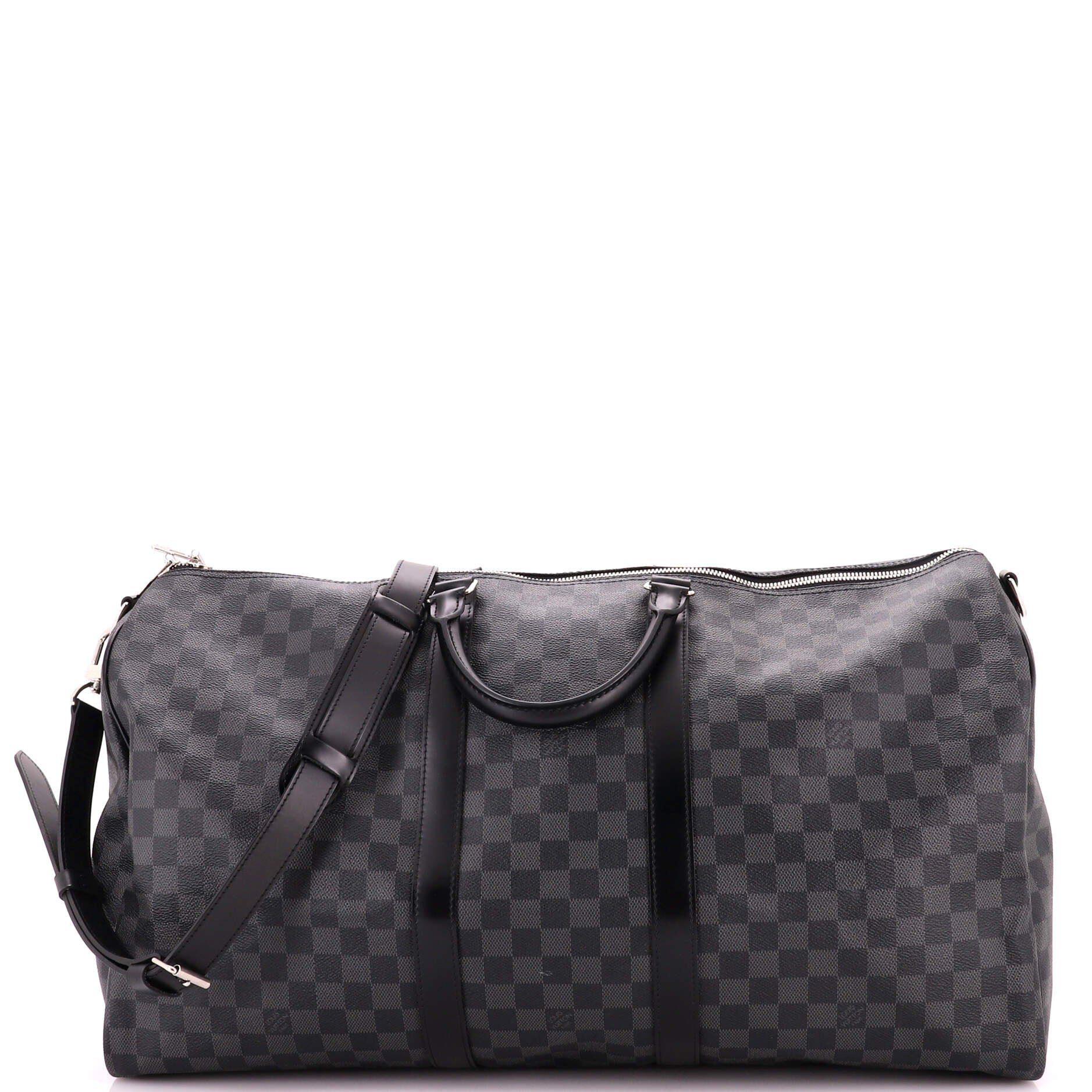 Keepall Bandouliere Bag Damier Graphite 55
