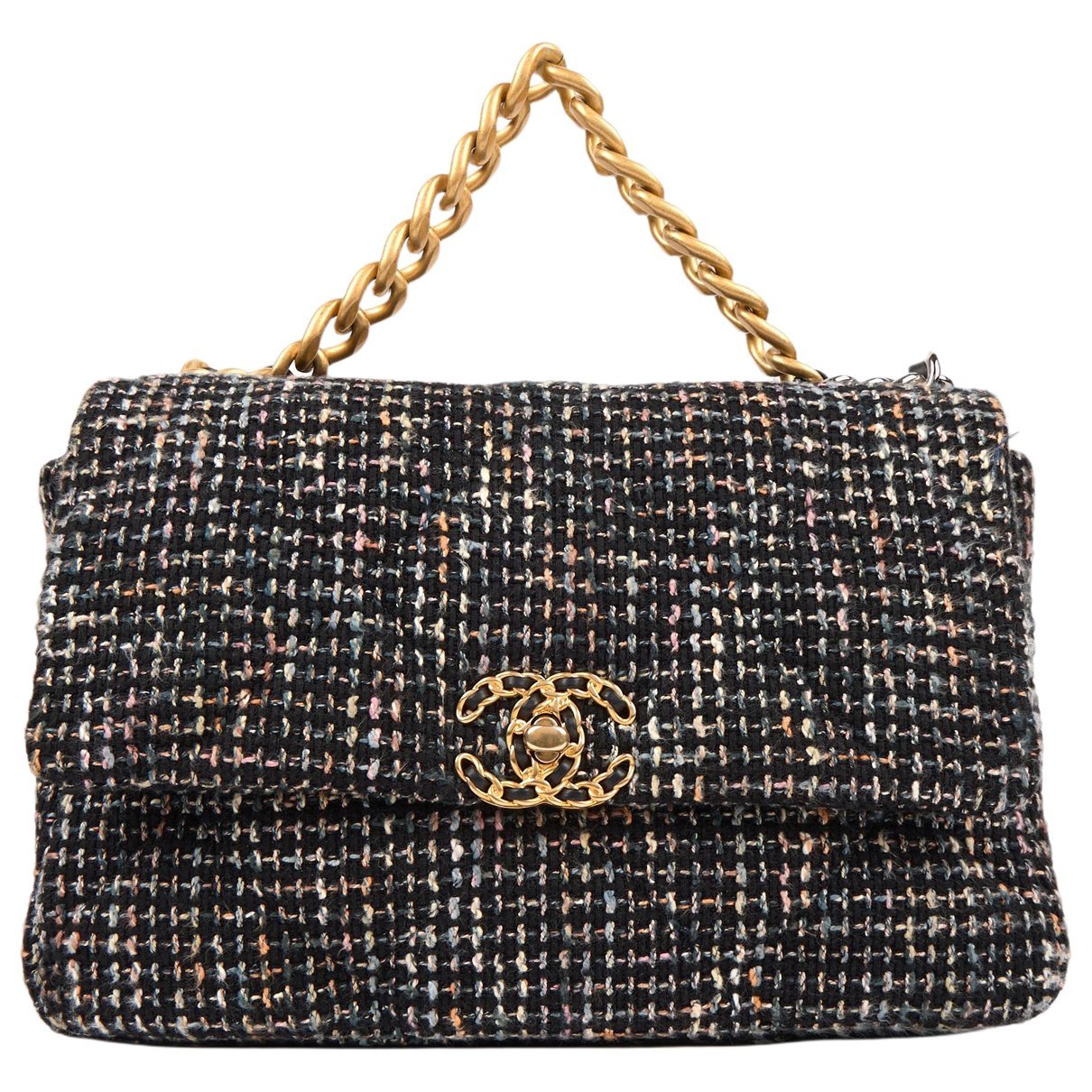 Chanel 19 tweed handbag