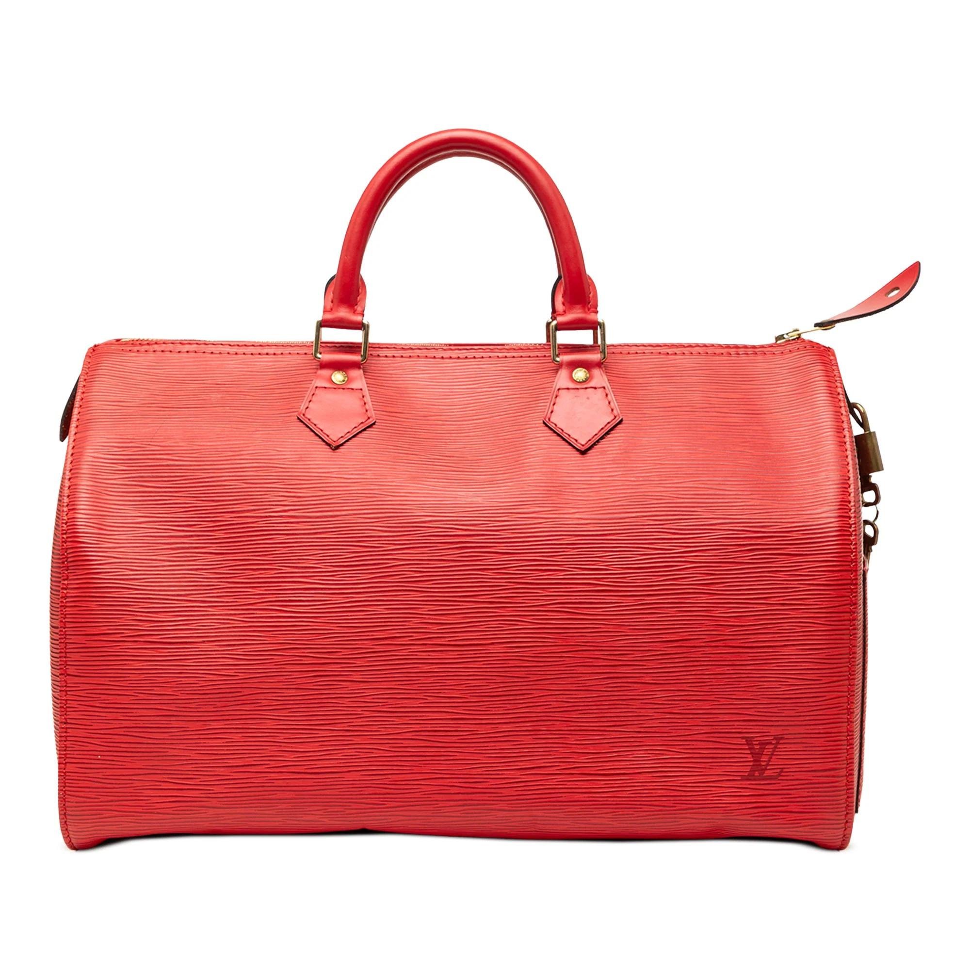 Speedy leather bag