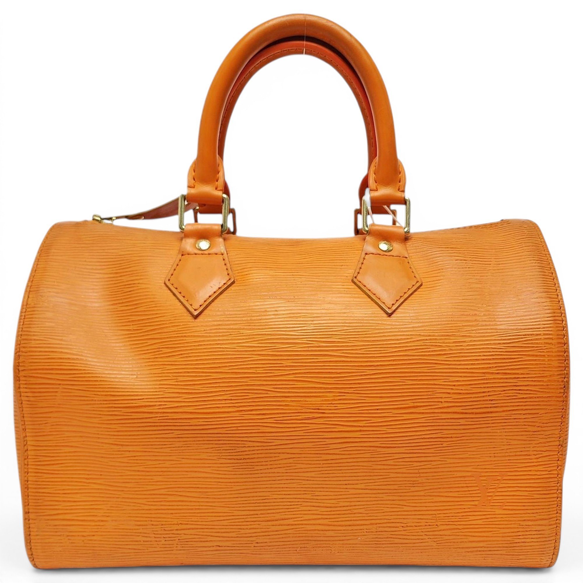 Speedy leather tote
