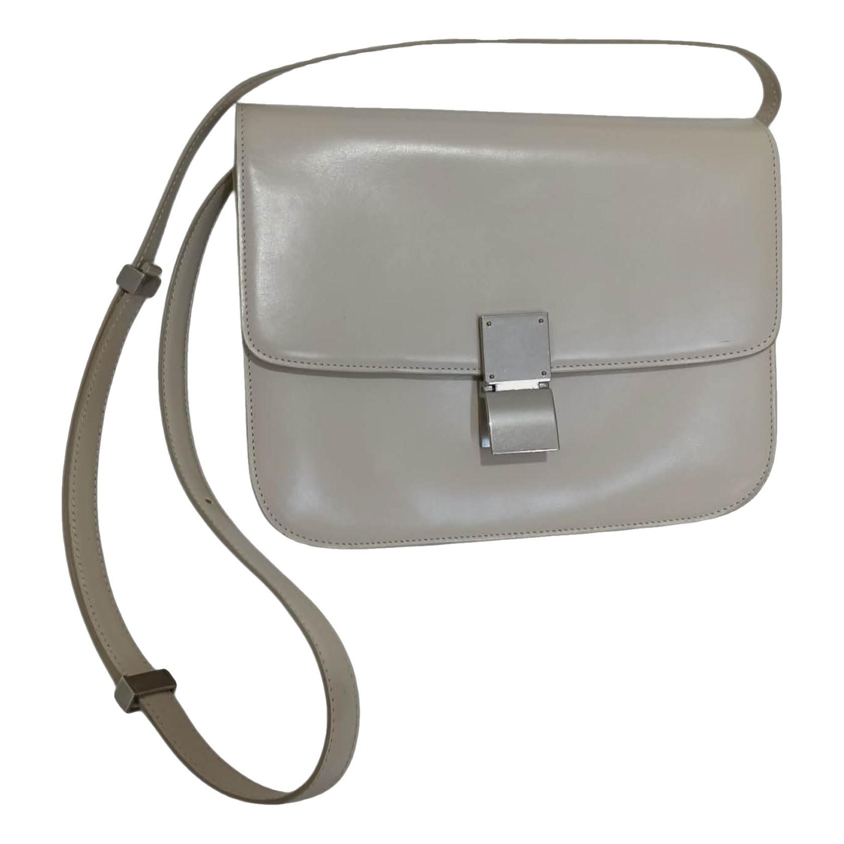Classic leather crossbody bag