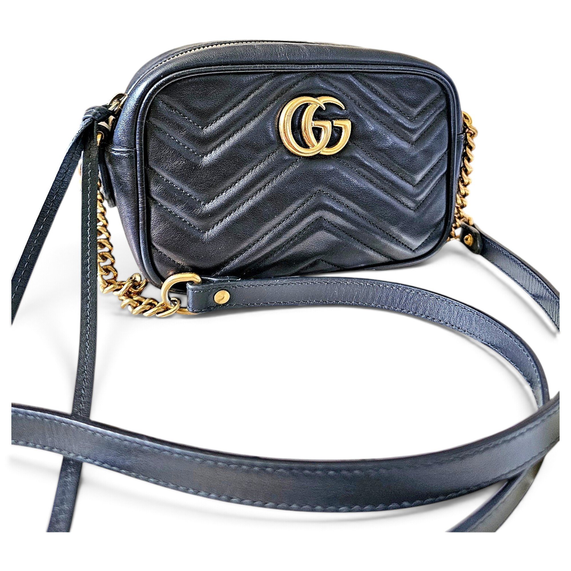 GG Marmont leather crossbody bag