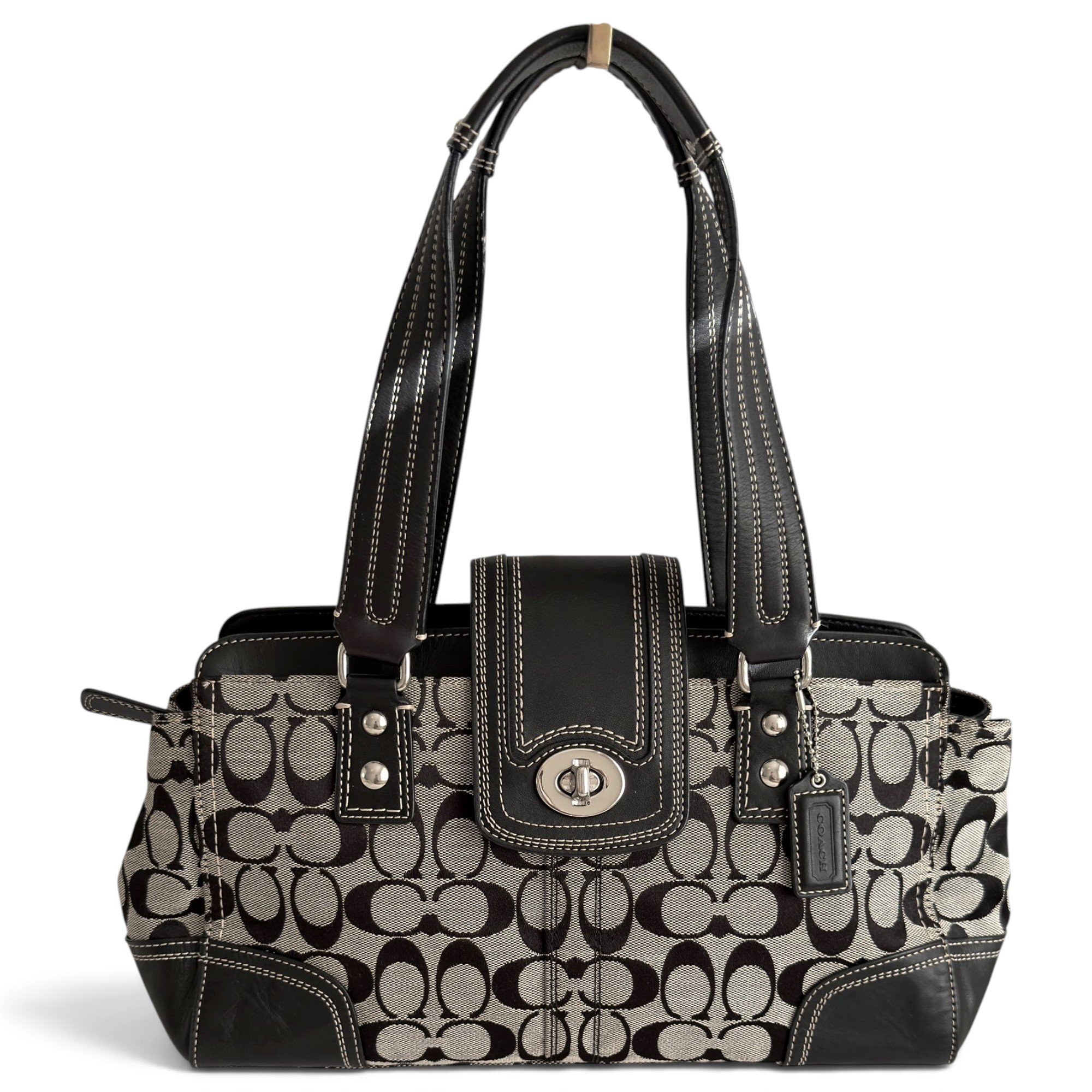 Signature Sufflette cloth handbag