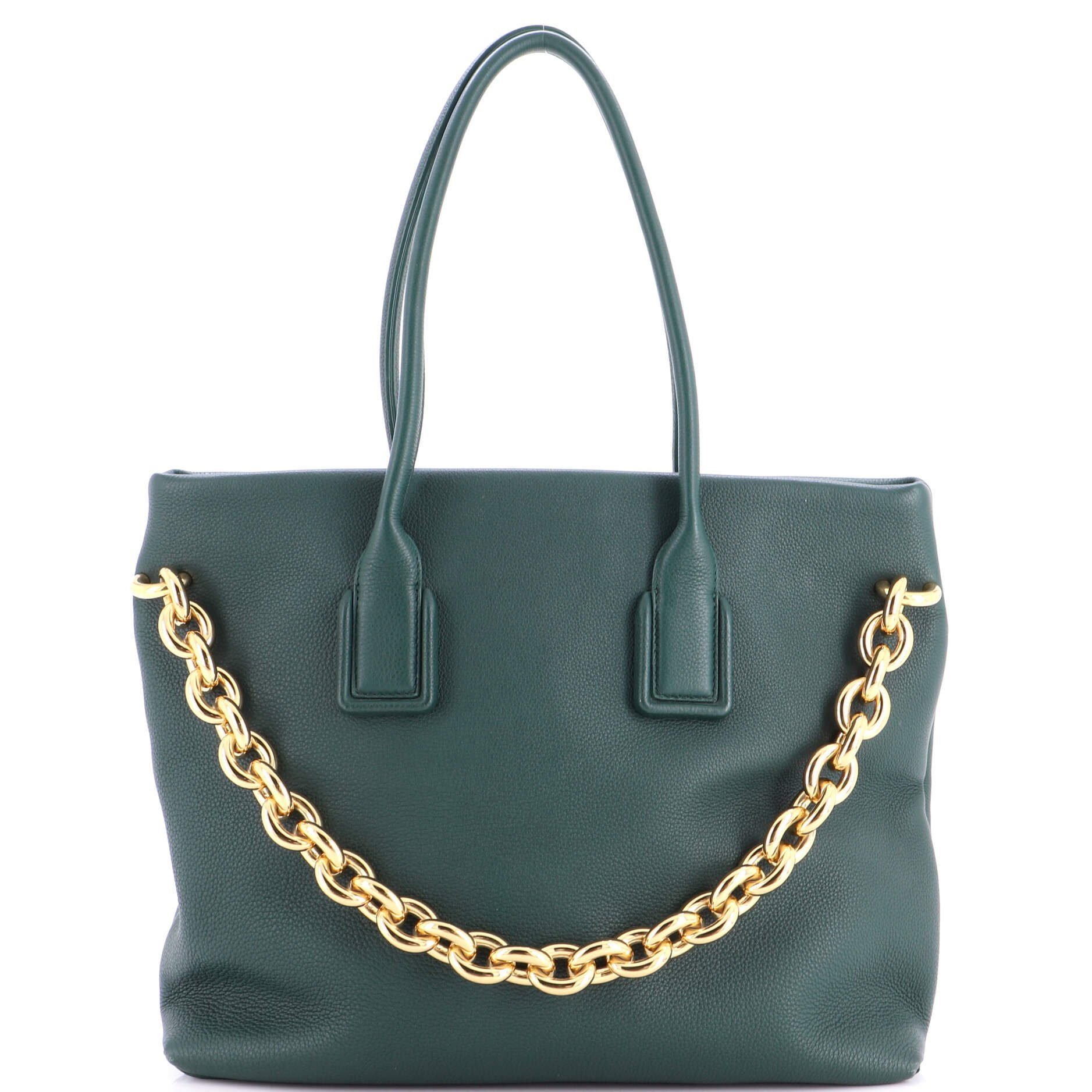 Leather tote