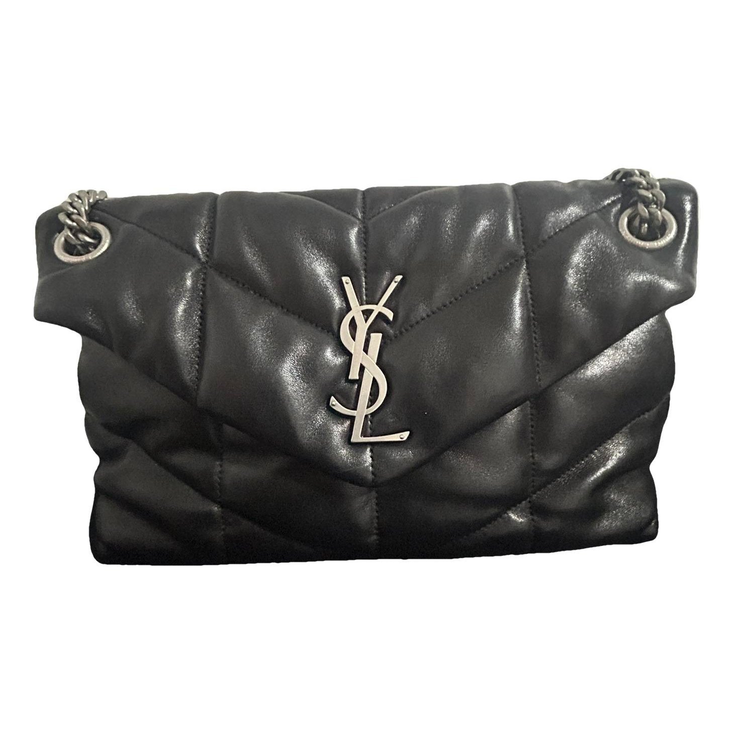 Loulou Puffer leather crossbody bag