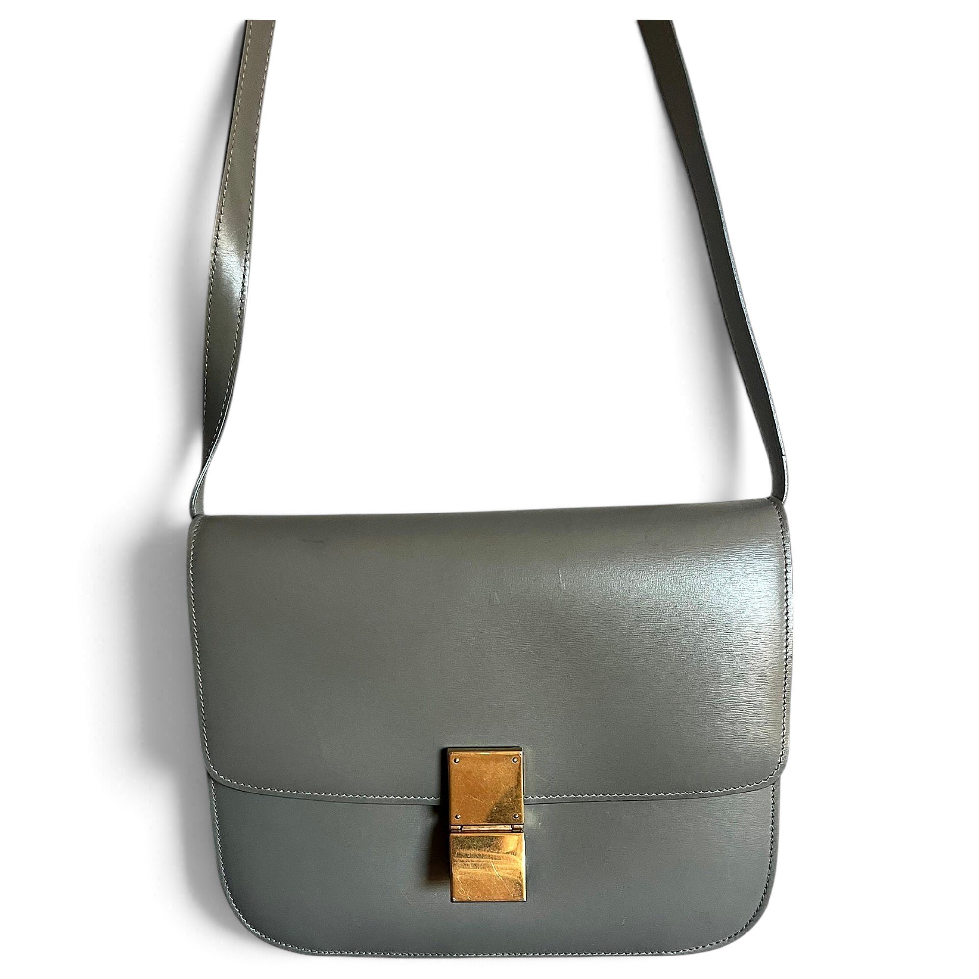 Classic leather crossbody bag