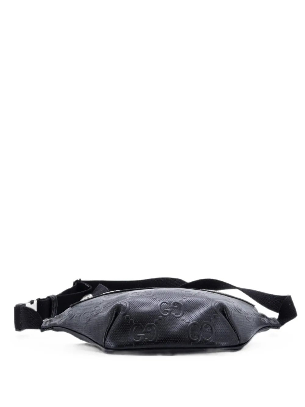 GG Embossed Perforated Leather Small belt bag