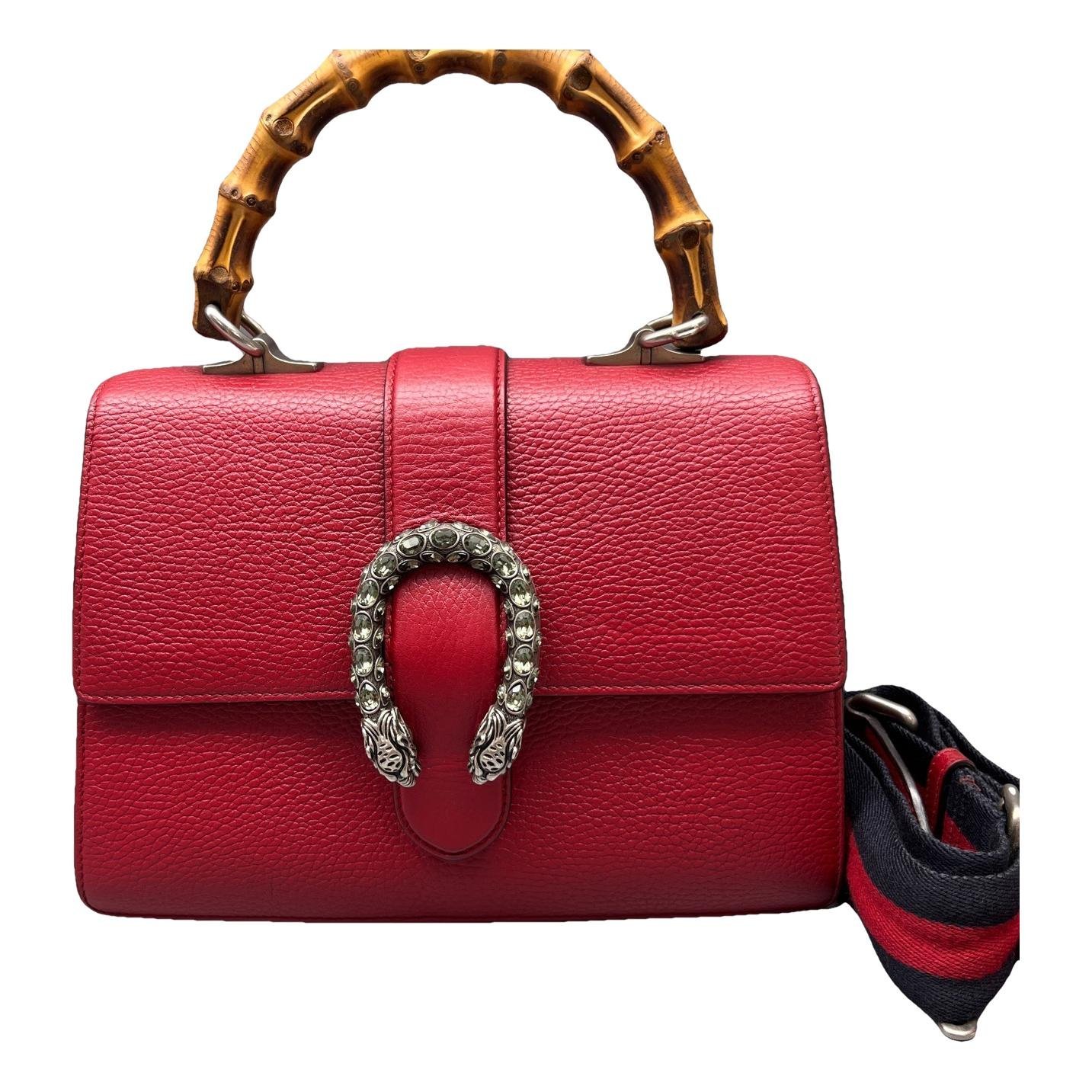 Dionysus Bamboo leather handbag