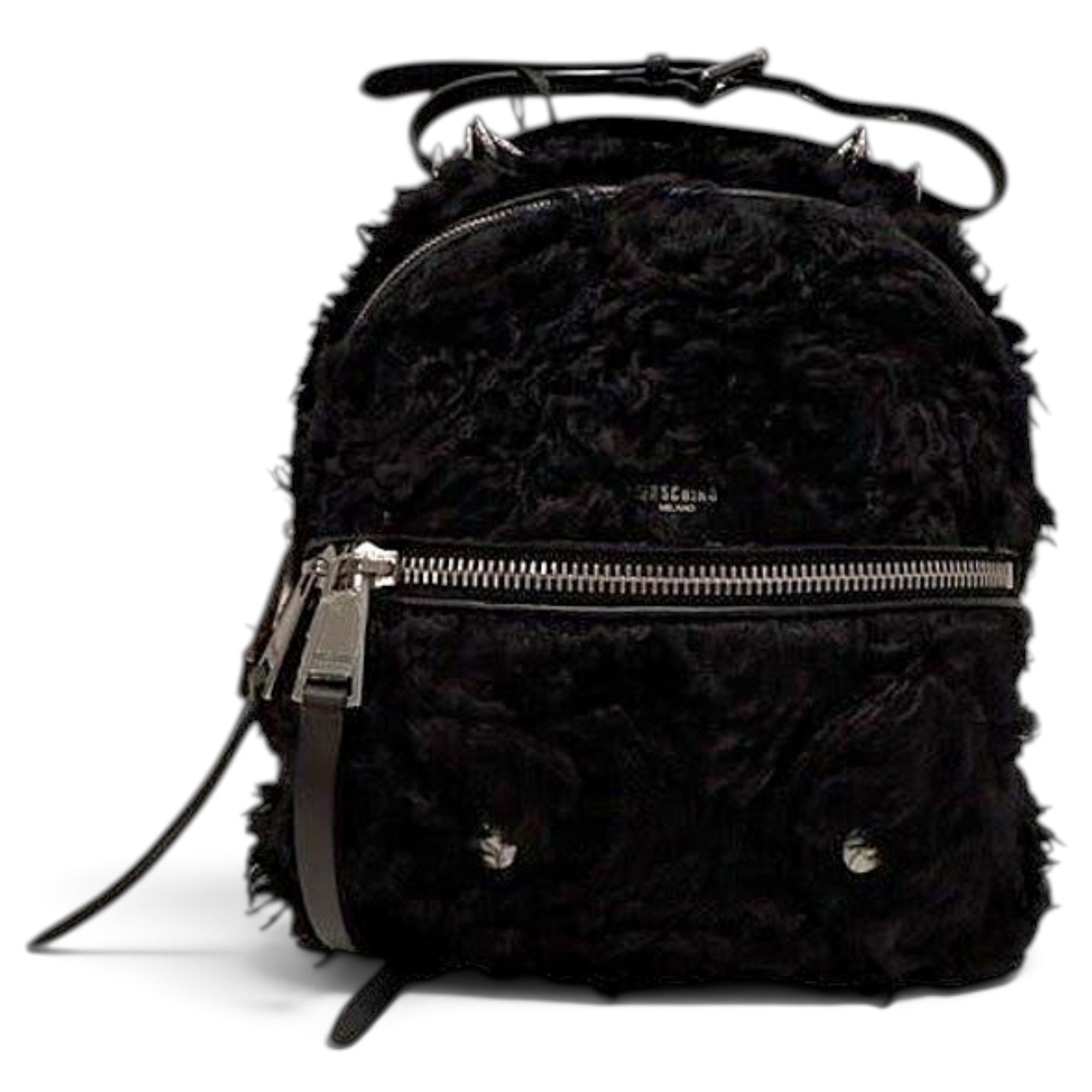 Leather backpack