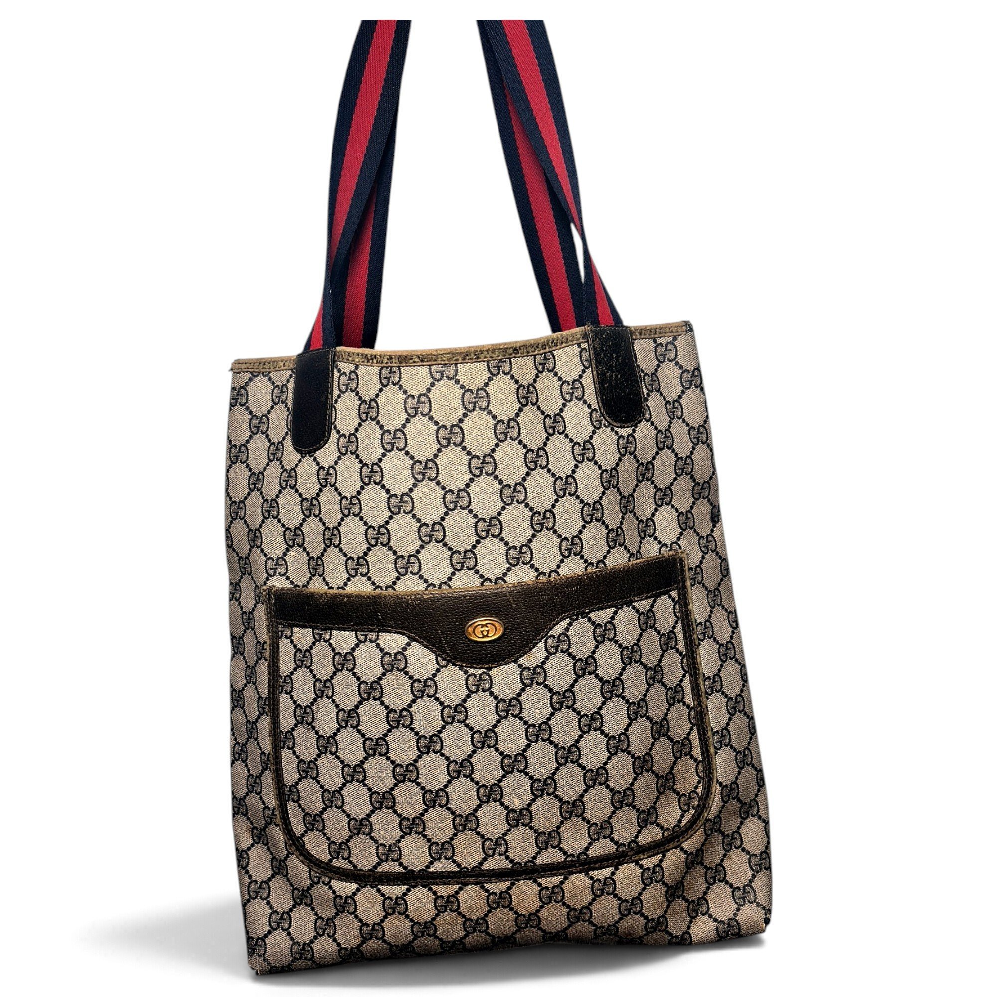 Leather tote