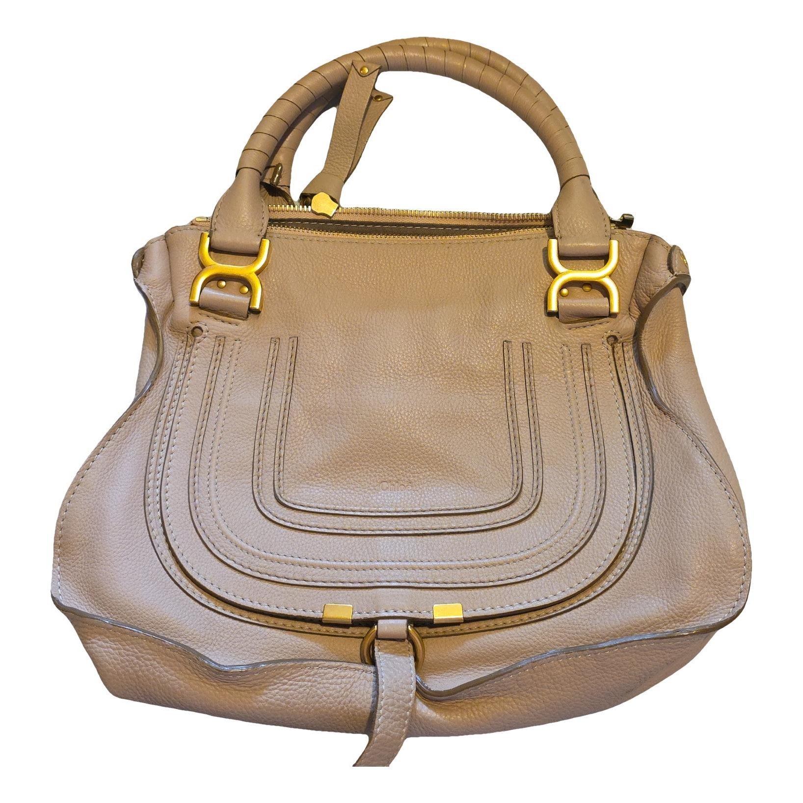 Marcie Top Handle leather handbag
