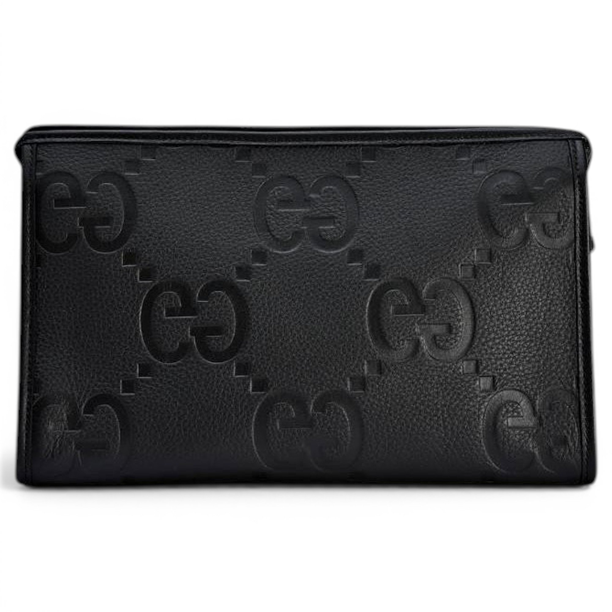 Ophidia leather clutch bag