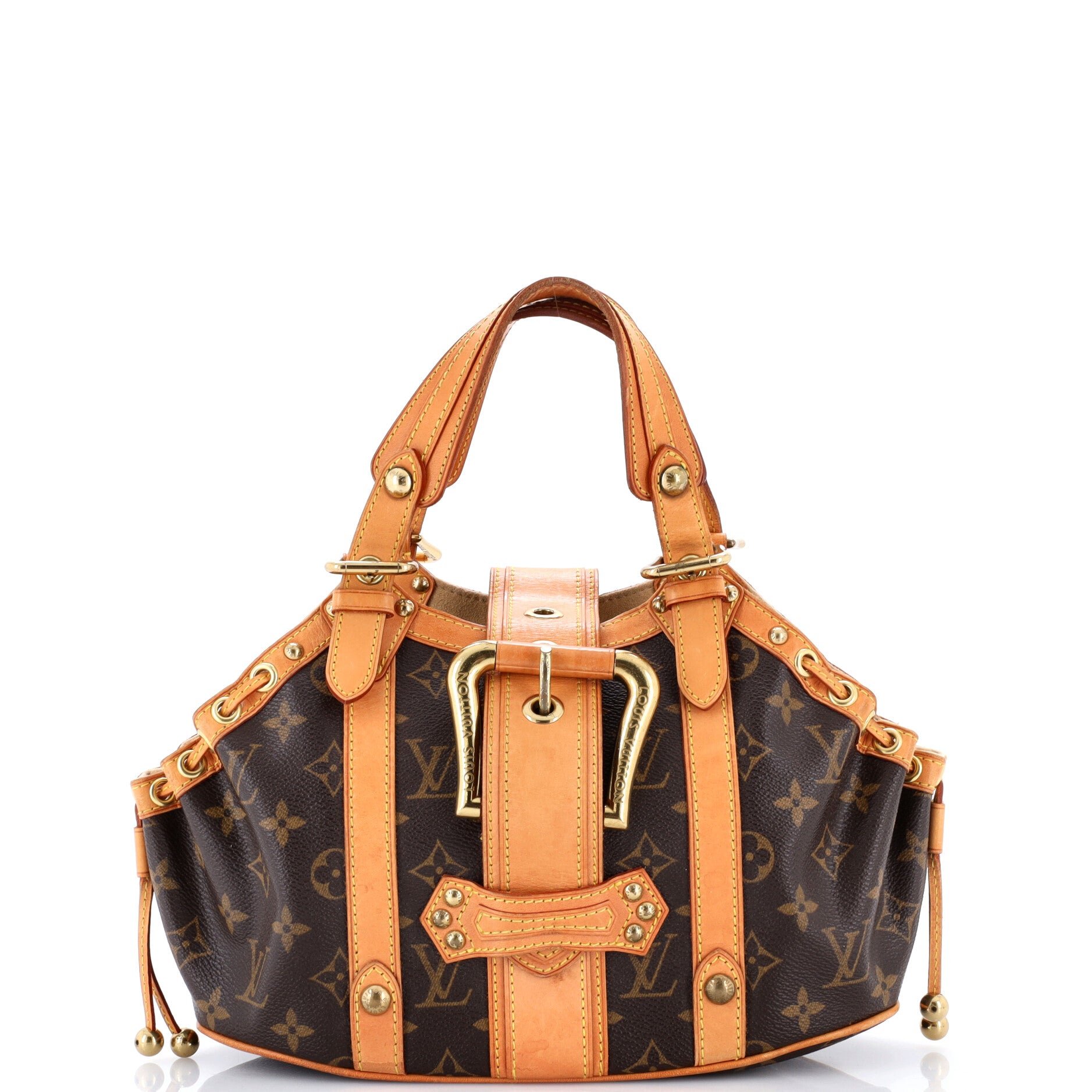 Theda Handbag Monogram Canvas GM